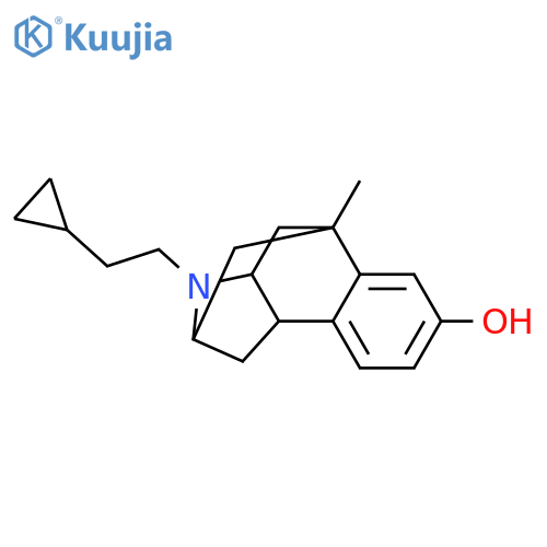 2,5-Methano-1H-benz[e]indol-7-ol, 3-(2-cyclopropylethyl)-2,3,3a,4,5,9b-hexahydro-5-methyl- structure