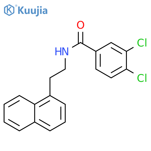Benzamide, 3,4-dichloro-N-[2-(1-naphthalenyl)ethyl]- structure