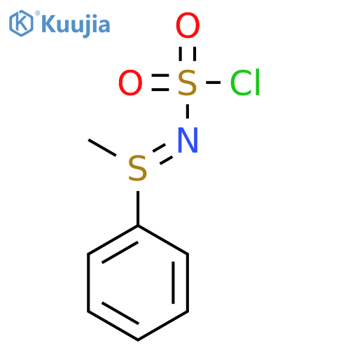 SULFILIMINE, N-(CHLOROSULFONYL)-S-METHYL-S-PHENYL- structure