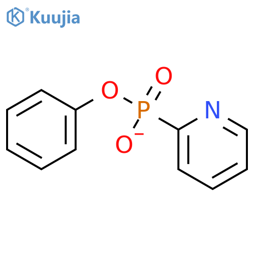 Phosphonic acid, 2-pyridinyl-, monophenyl ester structure