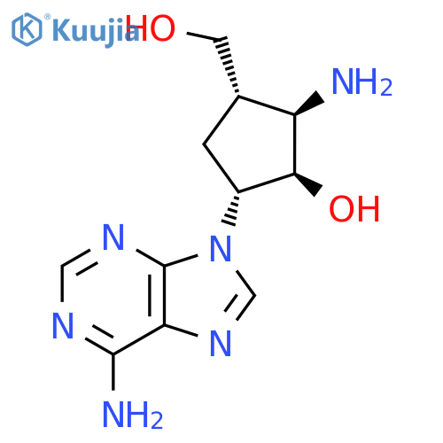 Carbocyclic-3'-amino-adenosine structure