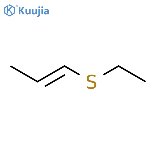 (e) ethyl-1-propenylsulfide structure