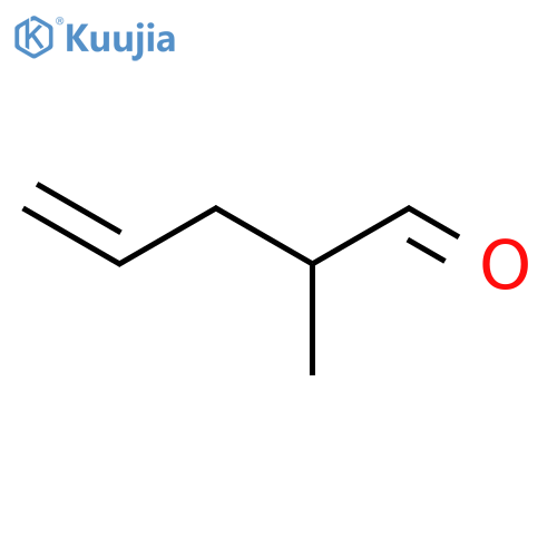 4-Pentenal, 2-methyl-, (2S)- structure