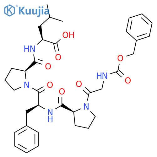 Z-Gly-pro-phe-pro-leu-OH structure