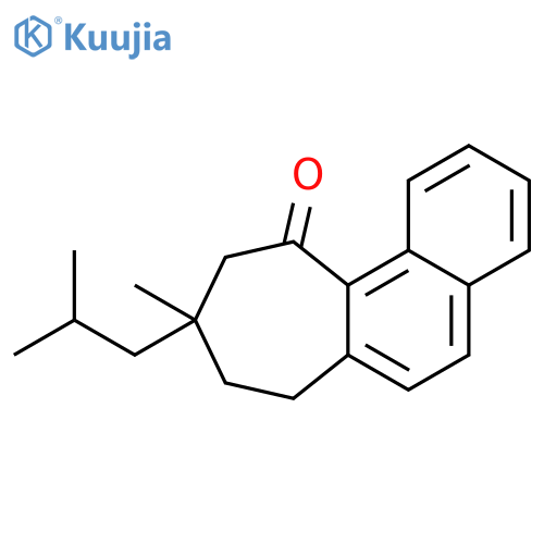 11H-Cyclohepta[a]naphthalen-11-one,7,8,9,10-tetrahydro-9-methyl-9-(2-methylpropyl)- structure