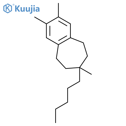 5H-BENZOCYCLOHEPTENE, 6,7,8,9-TETRAHYDRO-2,3,7-TRIMETHYL-7-PENTYL- structure