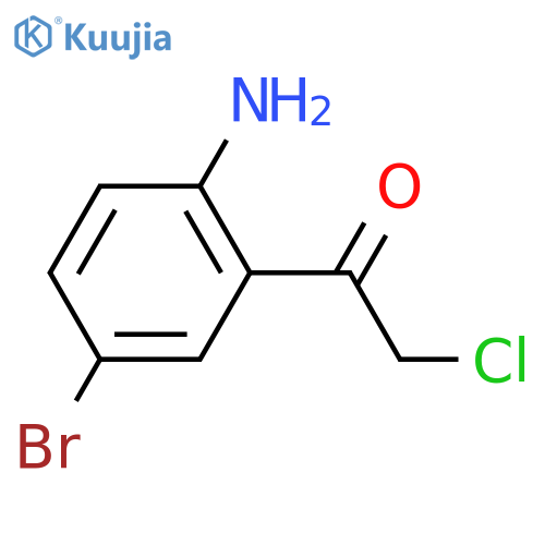 Ethanone, 1-(2-amino-5-bromophenyl)-2-chloro- structure