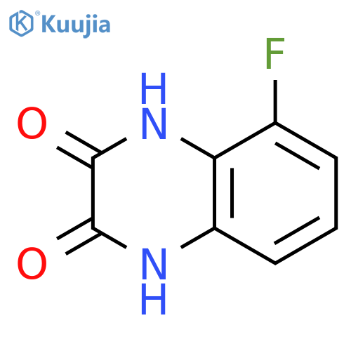2,3-Quinoxalinedione, 5-fluoro-1,4-dihydro- structure