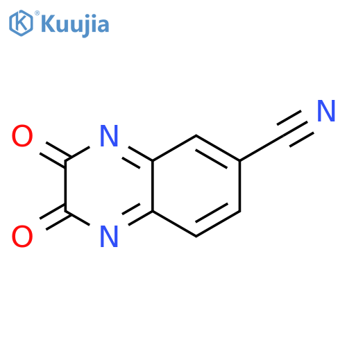6-Cyanoquinoxaline-2,3-dione structure