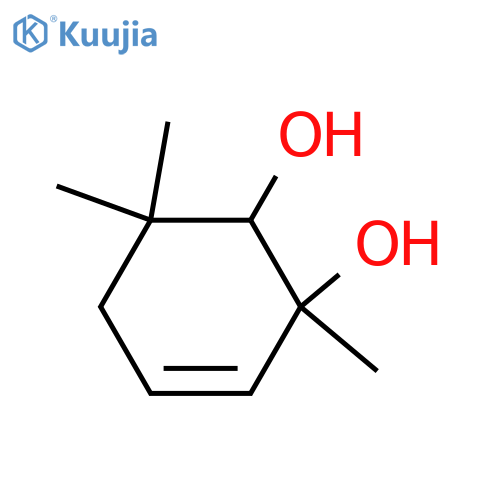 3-Cyclohexene-1,2-diol, 2,6,6-trimethyl- structure