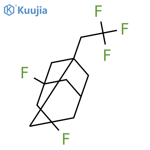 TRICYCLO[3.3.1.13,7]DECANE, 1,3-DIFLUORO-5-(2,2,2-TRIFLUOROETHYL)- structure