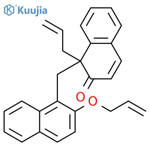 2(1H)-Naphthalenone,1-(2-propenyl)-1-[[2-(2-propenyloxy)-1-naphthalenyl]methyl]- structure
