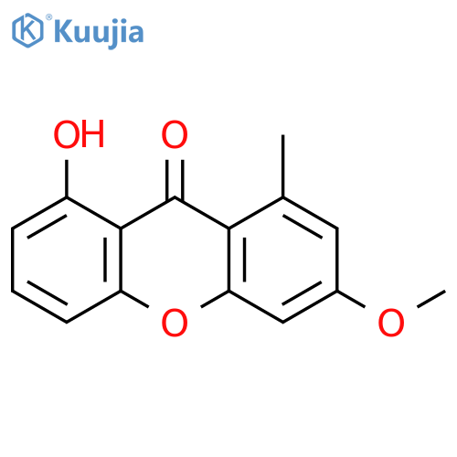9H-Xanthen-9-one, 8-hydroxy-3-methoxy-1-methyl- structure