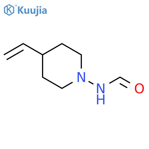 Formamide, N-(4-ethenyl-1-piperidinyl)- structure