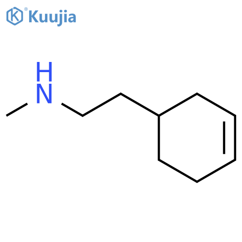3-CYCLOHEXENE-1-ETHANAMINE, N-METHYL- structure