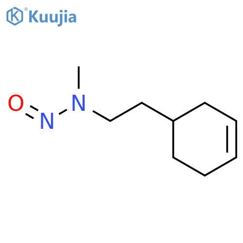 3-CYCLOHEXENE-1-ETHANAMINE, N-METHYL-N-NITROSO- structure