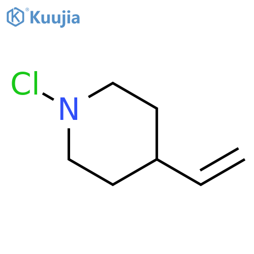Piperidine, 1-chloro-4-ethenyl- structure