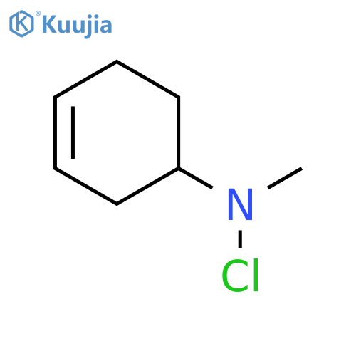 3-Cyclohexen-1-amine, N-chloro-N-methyl- structure