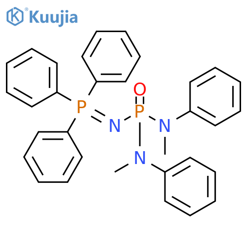 Phosphoric triamide,N,N'-dimethyl-N,N'-diphenyl-N''-(triphenylphosphoranylidene)- structure