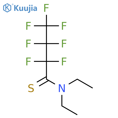 Butanethioamide, N,N-diethyl-2,2,3,3,4,4,4-heptafluoro- structure
