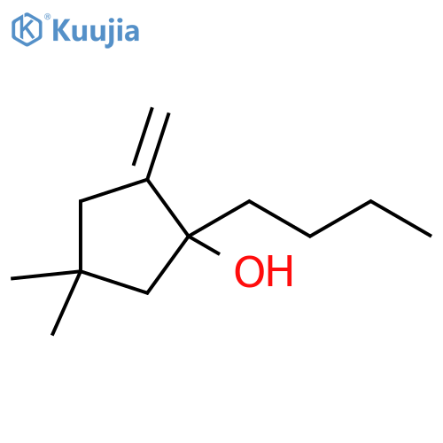 Cyclopentanol, 1-butyl-4,4-dimethyl-2-methylene- structure