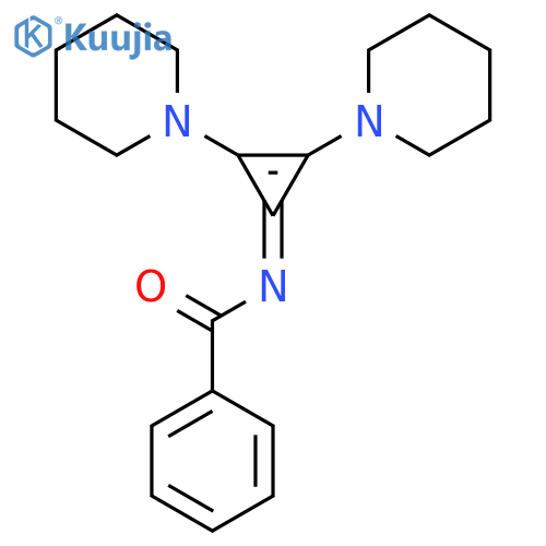 Benzamide, N-(2,3-di-1-piperidinyl-2-cyclopropen-1-ylidene)- structure