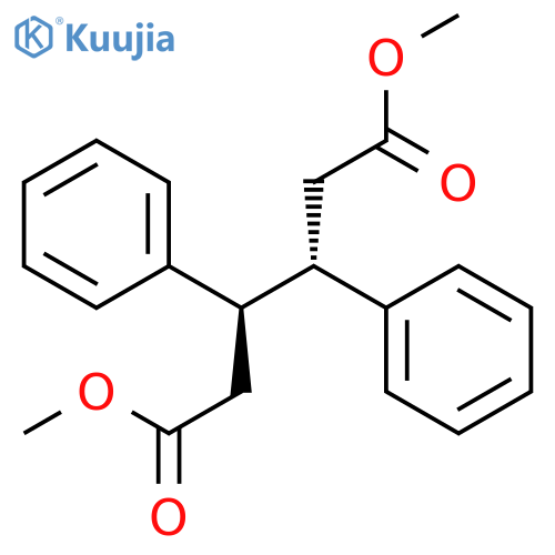 HEXANEDIOIC ACID, 3,4-DIPHENYL-, DIMETHYL ESTER, (R*,S*)- structure