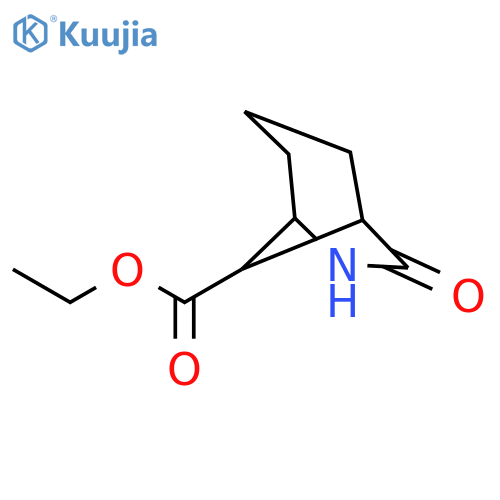 6-Azabicyclo[3.2.1]octane-8-carboxylic acid, 7-oxo-, ethyl ester structure