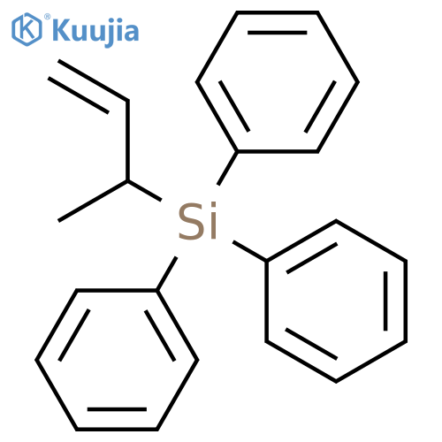 Silane, (1-methyl-2-propenyl)triphenyl- structure
