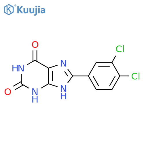 1H-Purine-2,6-dione, 8-(3,4-dichlorophenyl)-3,7-dihydro- structure