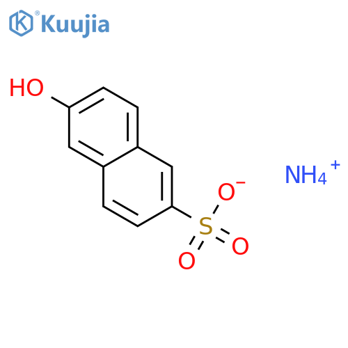 ammonium 6-hydroxynaphthalene-2-sulphonate structure