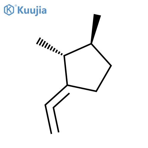 Cyclopentane, 1-ethenylidene-2,3-dimethyl-, (2R-trans)- structure