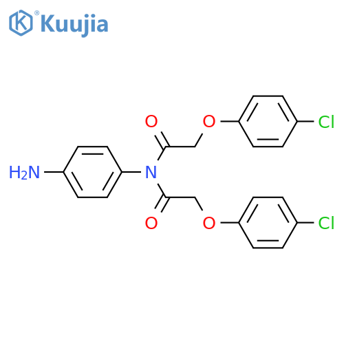 Acetamide,N-(4-aminophenyl)-2-(4-chlorophenoxy)-N-[(4-chlorophenoxy)acetyl]- structure
