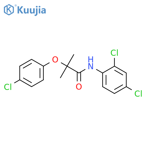 Propanamide, 2-(4-chlorophenoxy)-N-(2,4-dichlorophenyl)-2-methyl- structure