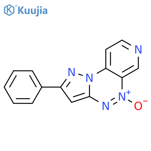 Pyrazolo[5,1-c]pyrido[4,3-e][1,2,4]triazine, 2-phenyl-, 5-oxide structure