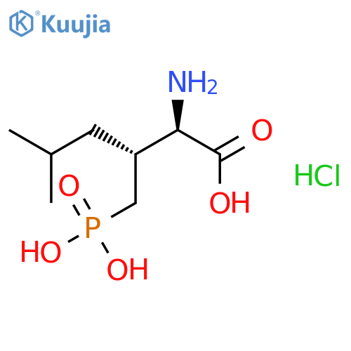 D-NORLEUCINE, 5-METHYL-3-(PHOSPHONOMETHYL)-, HYDROCHLORIDE, (3R)- structure