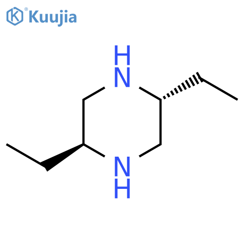 (2S,5R)-2,5-Diethyl-piperazine structure