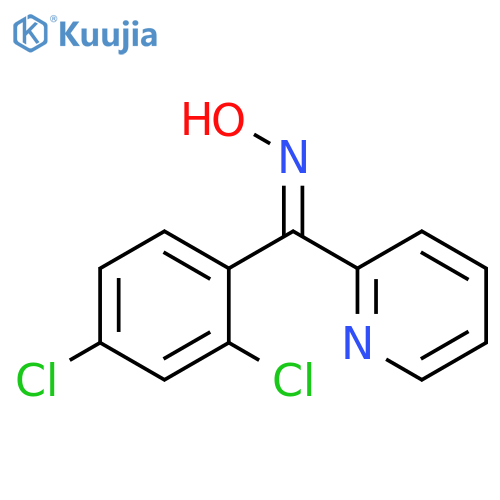 Methanone, (2,4-dichlorophenyl)-2-pyridinyl-, oxime, (E)- structure