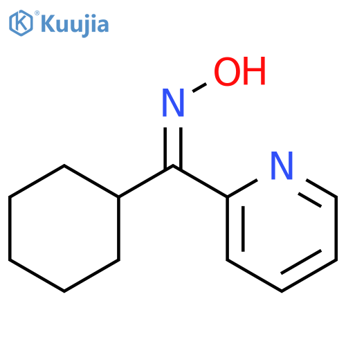 Methanone, cyclohexyl-2-pyridinyl-, oxime, (E)- structure