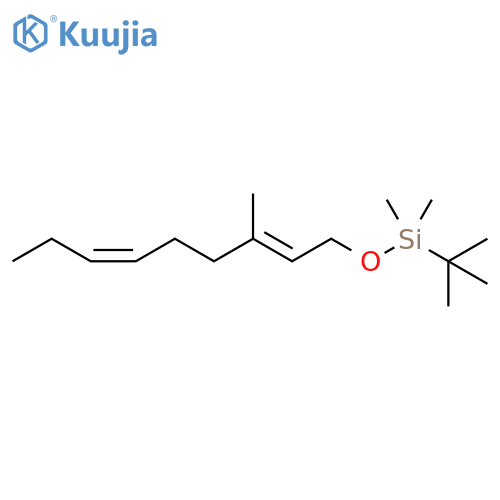 Silane, (1,1-dimethylethyl)dimethyl[(3-methyl-2,6-nonadienyl)oxy]-,(E,Z)- structure