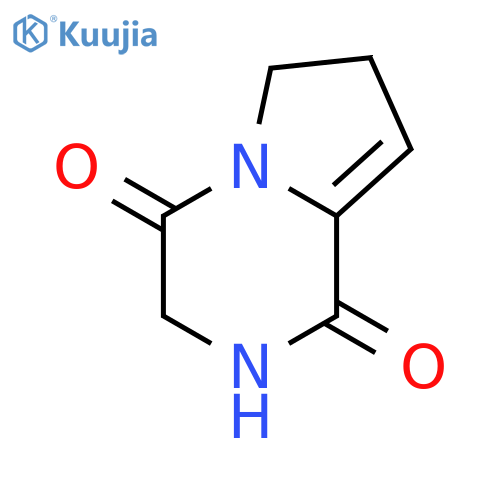 Pyrrolo[1,2-a]pyrazine-1,4-dione, tetrahydro- structure