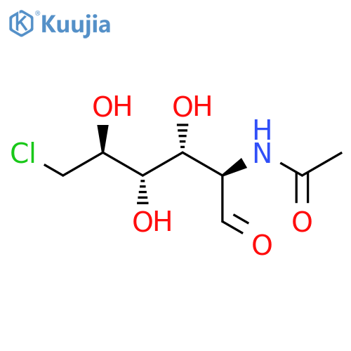 D-GLUCOSE, 2-(ACETYLAMINO)-6-CHLORO-2,6-DIDEOXY- structure