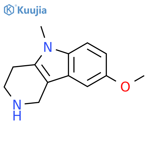 8-Methoxy-5-methyl-2,3,4,5-tetrahydro-1H-pyrido4,3-bindole structure