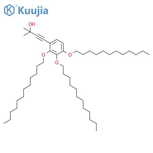 3-BUTYN-2-OL, 2-METHYL-4-[2,3,4-TRIS(DODECYLOXY)PHENYL]- structure