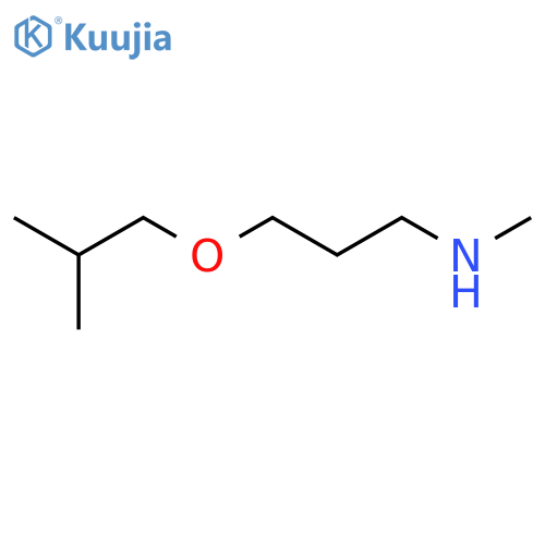 1-Propanamine, N-methyl-3-(2-methylpropoxy)- structure