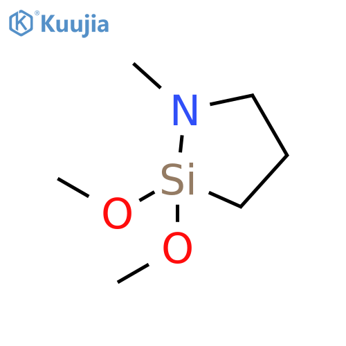 1-Aza-2-silacyclopentane, 2,2-dimethoxy-1-methyl- structure