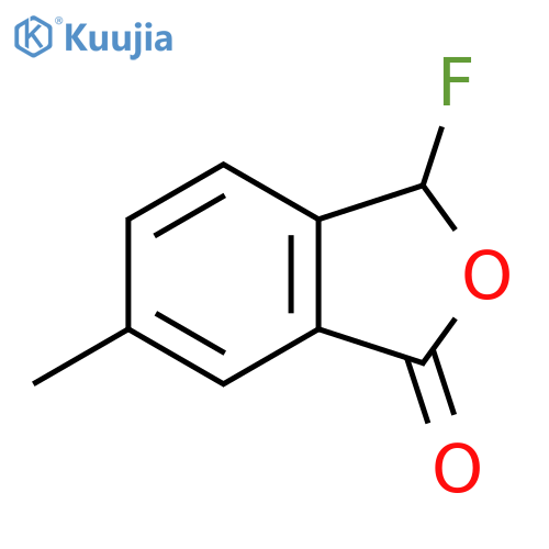 3-fluoro-6-methyl-1(3H)-Isobenzofuranone structure