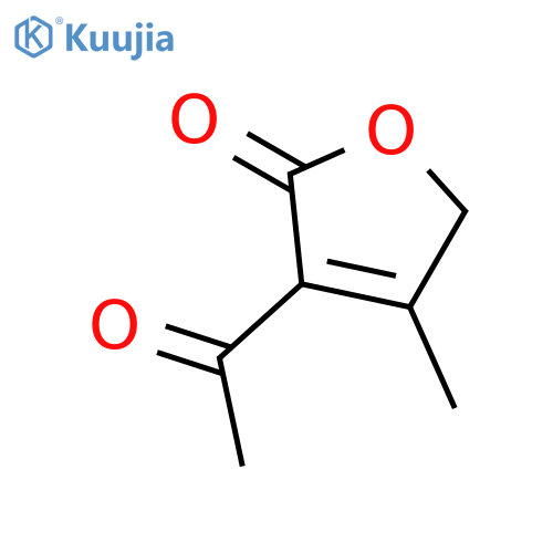 2(5H)-Furanone, 3-acetyl-4-methyl- structure