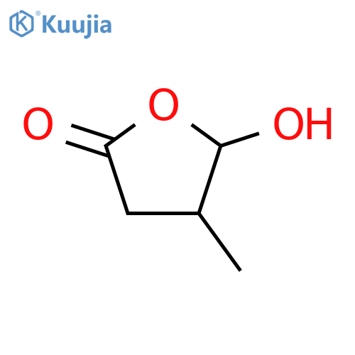 2(3H)-Furanone, dihydro-5-hydroxy-4-methyl- structure