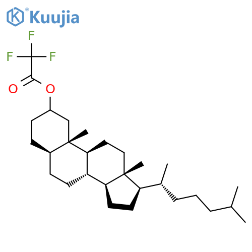 Cholestan-2-ol, trifluoroacetate, (5a)- structure